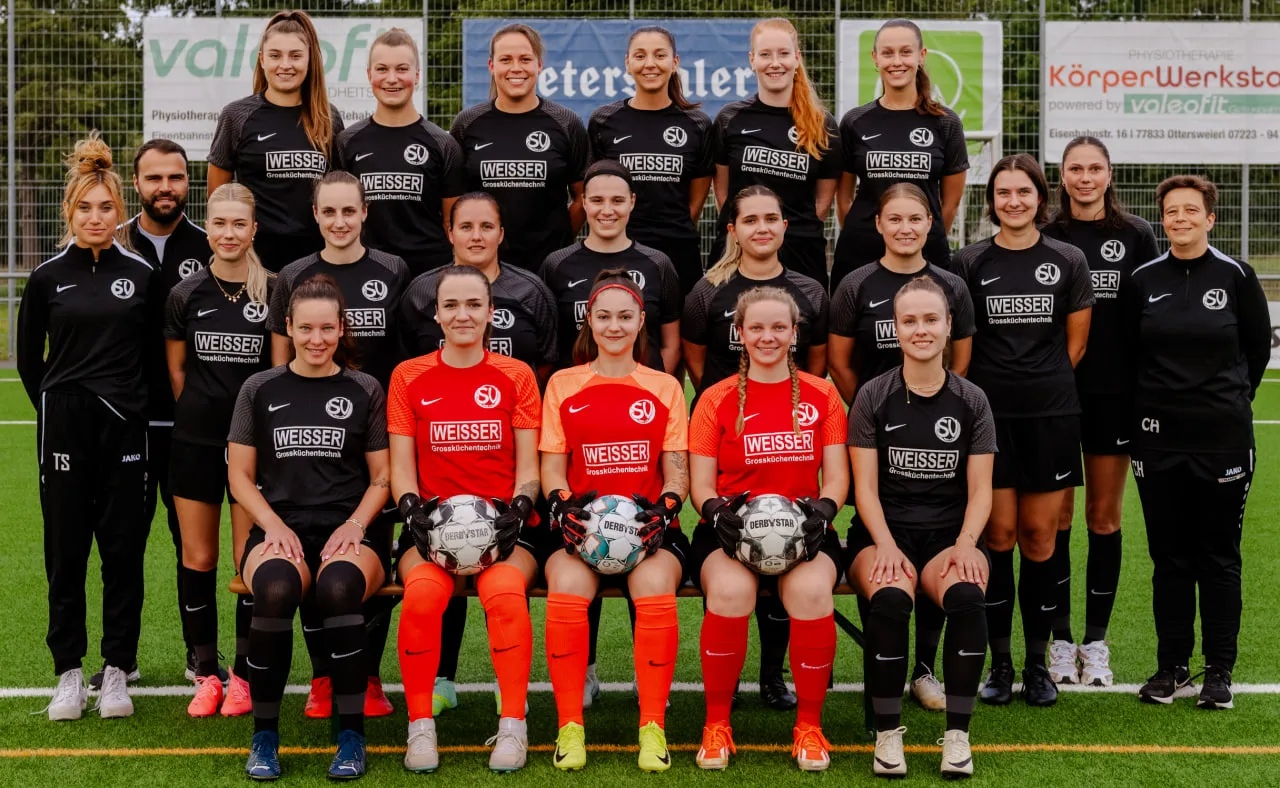Mannschaftsfoto der Damenmannschaft, Saison 2025/26